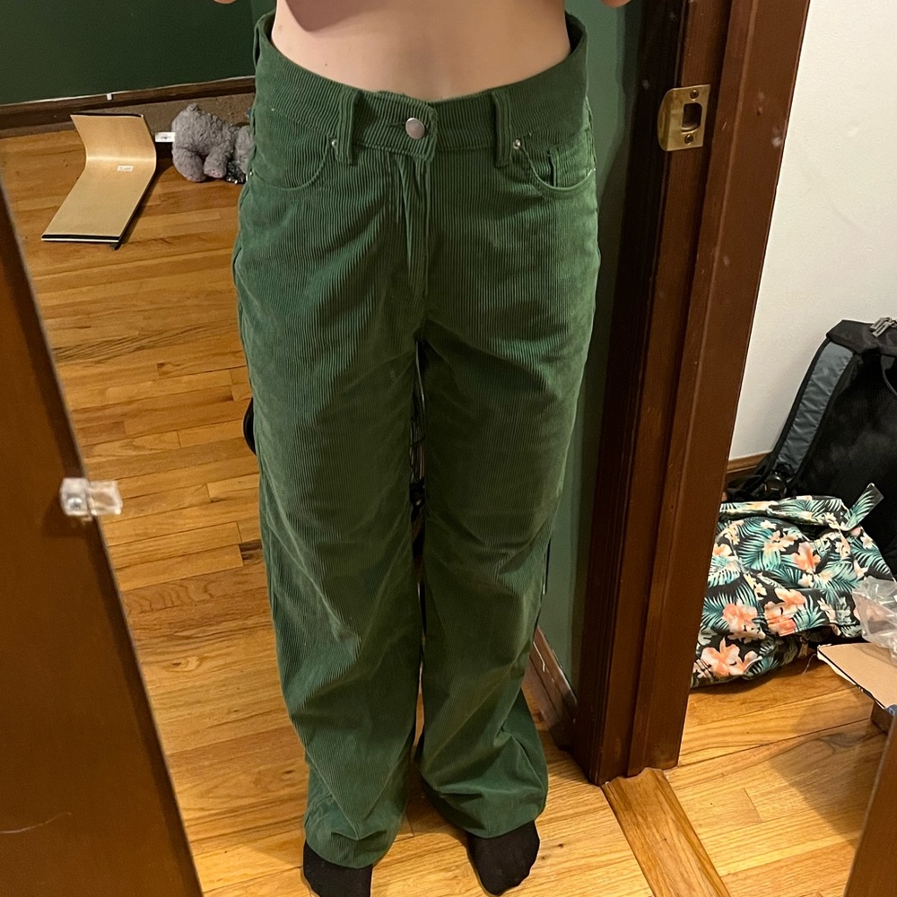 Green Corduroy pants/ S